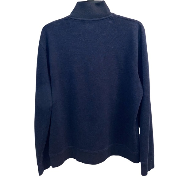 TED BAKER London Navy Blue Valerio Sweater Half Zip Pullover Size Small - Picture 14 of 15